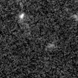 F115W image, 3.2 arcsec across, north up