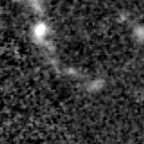 F277W image, 3.2 arcsec across, north up