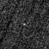 F200W image, 3.2 arcsec across, north up