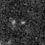 F090W image, 3.2 arcsec across, north up