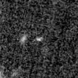 F115W image, 3.2 arcsec across, north up