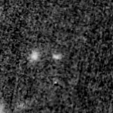 F200W image, 3.2 arcsec across, north up