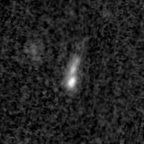 F150W image, 3.2 arcsec across, north up