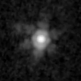F444W image, 3.2 arcsec across, north up