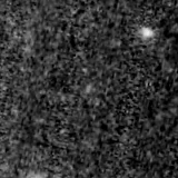 F090W image, 3.2 arcsec across, north up