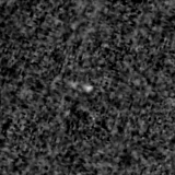 F115W image, 3.2 arcsec across, north up