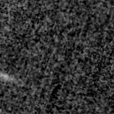 F150W image, 3.2 arcsec across, north up