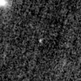 F200W image, 3.2 arcsec across, north up