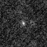 F200W image, 3.2 arcsec across, north up