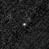 F115W image, 3.2 arcsec across, north up