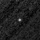 F150W image, 3.2 arcsec across, north up