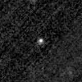 F200W image, 3.2 arcsec across, north up