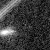 F150W image, 3.2 arcsec across, north up