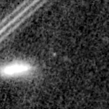 F200W image, 3.2 arcsec across, north up