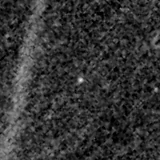F090W image, 3.2 arcsec across, north up