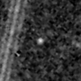 F277W image, 3.2 arcsec across, north up