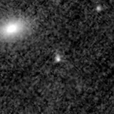 F115W image, 3.2 arcsec across, north up