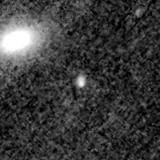 F200W image, 3.2 arcsec across, north up