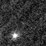 F115W image, 3.2 arcsec across, north up