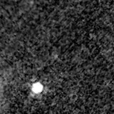 F200W image, 3.2 arcsec across, north up