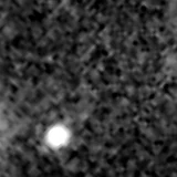 F277W image, 3.2 arcsec across, north up