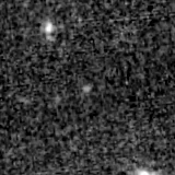 F090W image, 3.2 arcsec across, north up