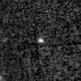 F090W image, 3.2 arcsec across, north up