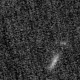 F150W image, 3.2 arcsec across, north up
