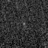 F200W image, 3.2 arcsec across, north up
