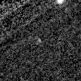 F150W image, 3.2 arcsec across, north up