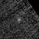 F200W image, 3.2 arcsec across, north up