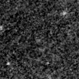 F090W image, 3.2 arcsec across, north up