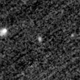 F200W image, 3.2 arcsec across, north up