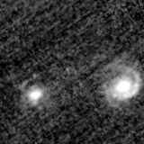 F115W image, 3.2 arcsec across, north up