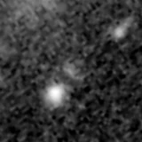 F444W image, 3.2 arcsec across, north up