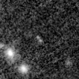 F200W image, 3.2 arcsec across, north up