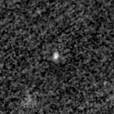 F200W image, 3.2 arcsec across, north up