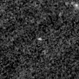 F115W image, 3.2 arcsec across, north up