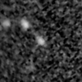 F444W image, 3.2 arcsec across, north up