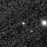 F200W image, 3.2 arcsec across, north up