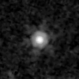 F444W image, 3.2 arcsec across, north up