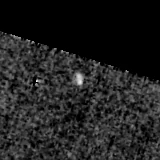 F150W image, 3.2 arcsec across, north up