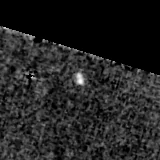F200W image, 3.2 arcsec across, north up