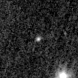 F150W image, 3.2 arcsec across, north up