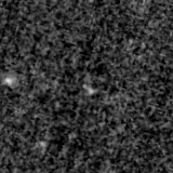 F150W image, 3.2 arcsec across, north up