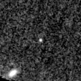 F200W image, 3.2 arcsec across, north up