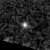 F277W image, 3.2 arcsec across, north up