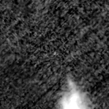 F200W image, 3.2 arcsec across, north up