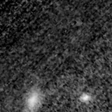 F115W image, 3.2 arcsec across, north up