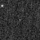 F150W image, 3.2 arcsec across, north up